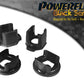 BMW E39 5 Series 1996-2004 PowerFlex Black Rear Subframe Mounting Front Insert