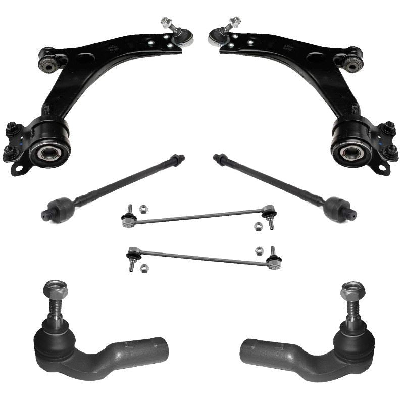For Ford Focus C-Max 2003-2006 Front Lower Left and Right Wishbones Arms Kit