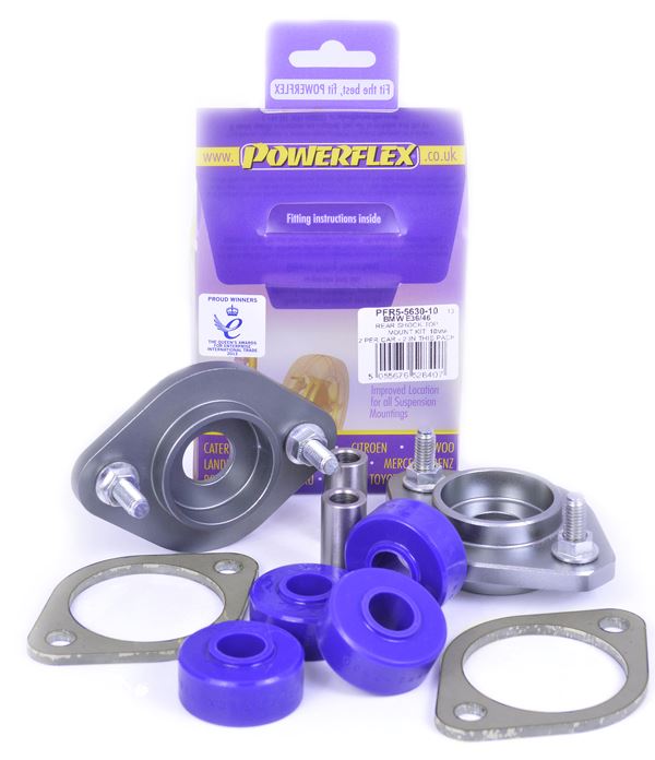 For BMW E30 3 Series 1982-1991 PowerFlex Rear Shock Top Mount Bracket and Bush