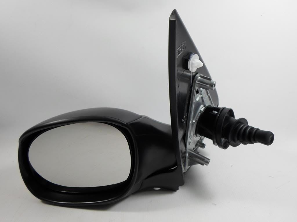 Peugeot 206 1998-2009 Cable Adjust Wing Door Mirror Black Cover Passenger Side
