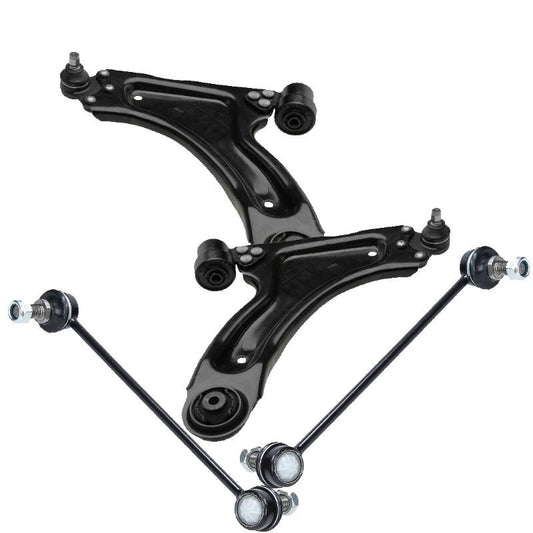 For Vauxhall Meriva Mk1 2003-2010 Front Lower Wishbones Arms and Drop Links Pair