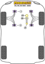 For Alfa Romeo 145 (1992-2000) PowerFlex Front Wishbone Bush Set