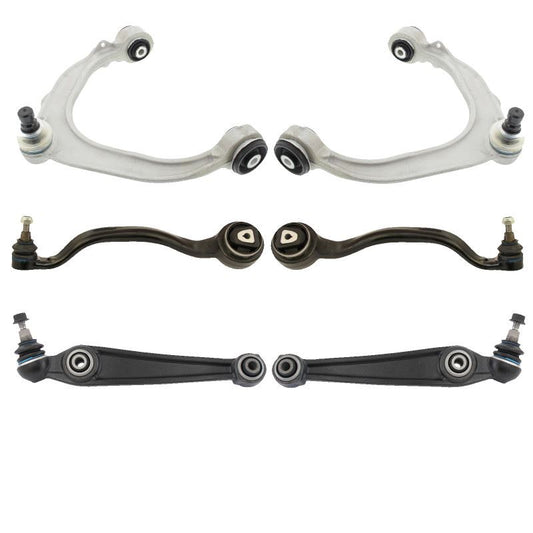 For BMW X6 2008-2014 Front Upper and Lower Left and Right Wishbones Arm Kit