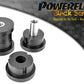 For Mitsubishi Lancer 7-8-9 inc 260 PowerFlex Black Rear Tie Bar Front Bush