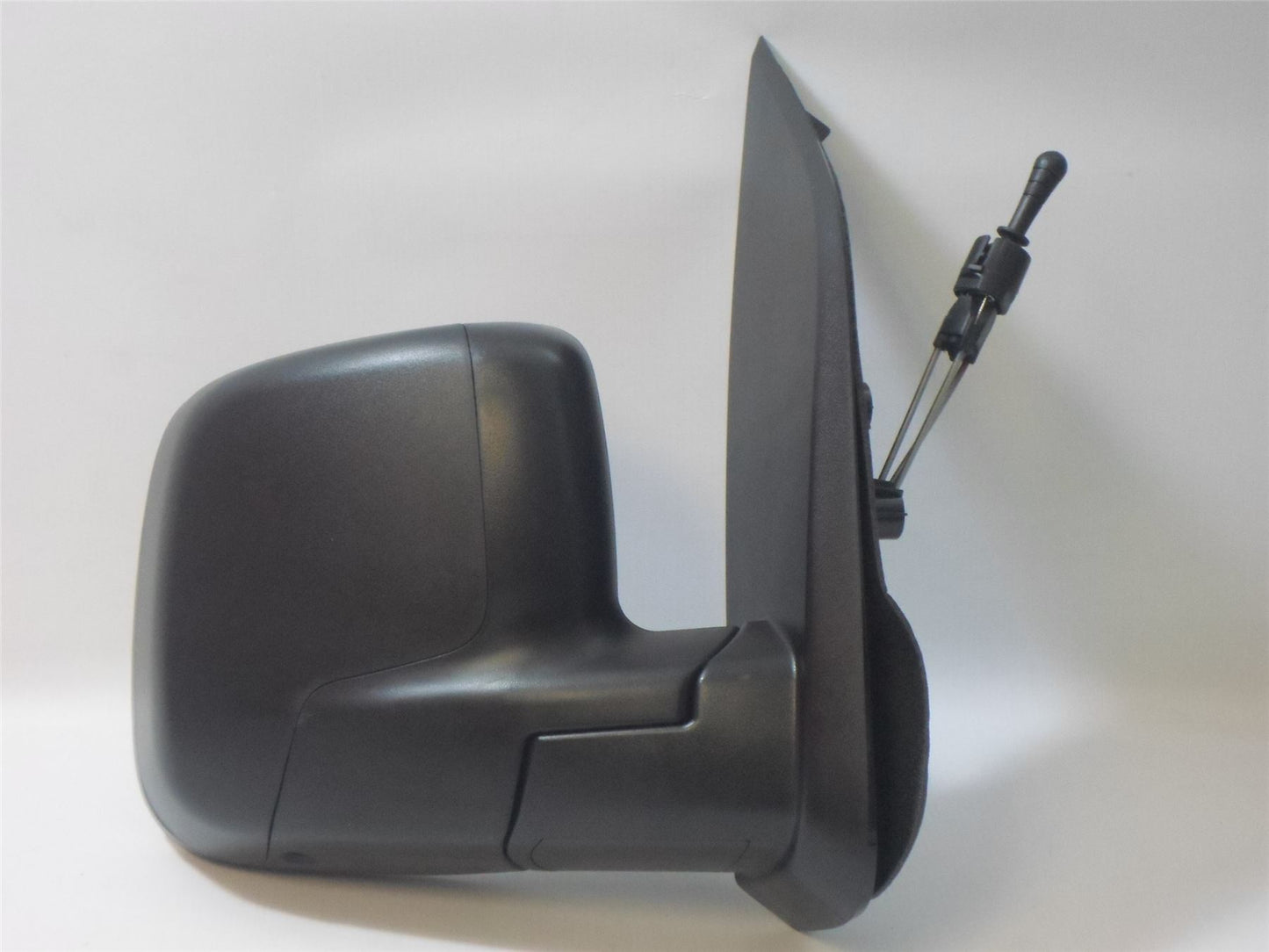 Peugeot Bipper Van 2008-> Cable Adjust Wing Door Mirror Black Cover Drivers Side