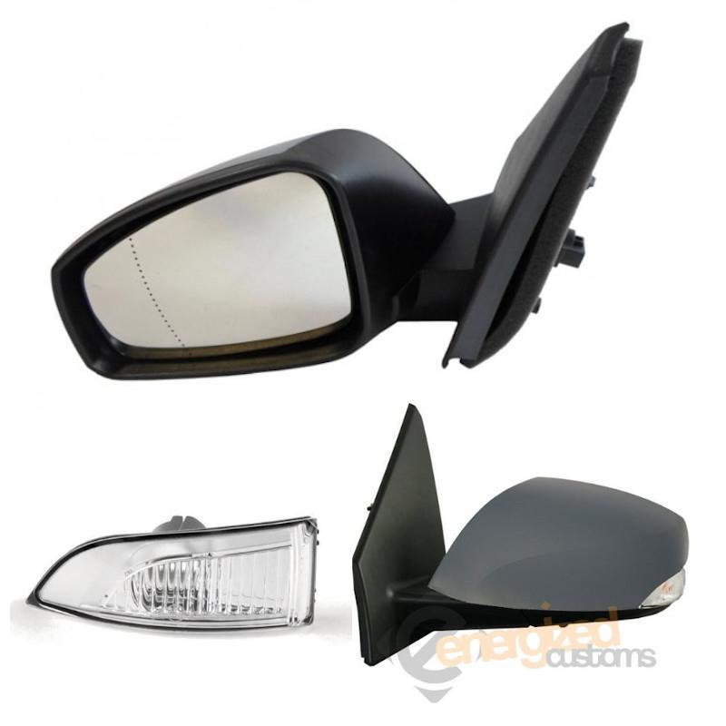 Wing Door Mirror For Renault Megane Mk3 2008-2017 Powerfolding Eletric Primed Passenger Side