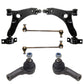 For Ford Focus 1998-2005 Front Lower Left and Right Wishbones Arm Kit