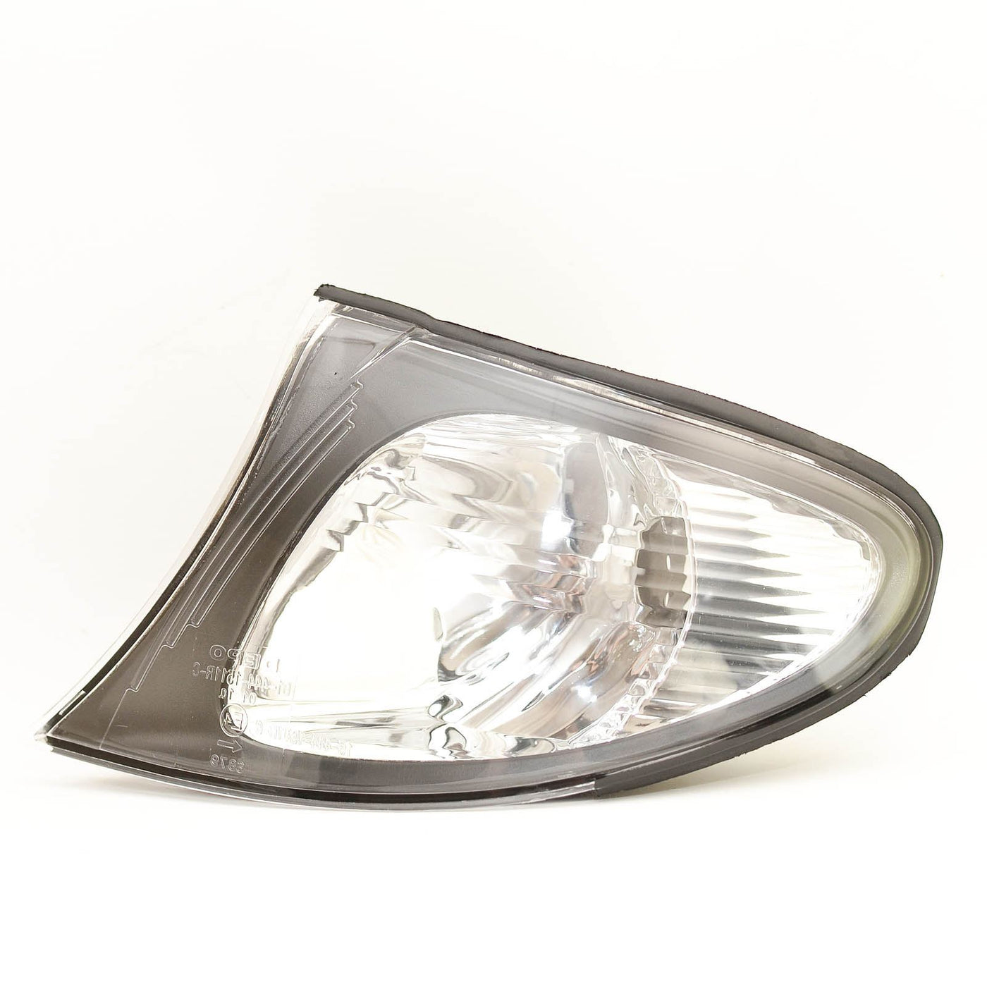 BMW 3 SERIES E46 4 DOOR 2001-2005 FRONT INDICATOR CLEAR BLACK SURROUND N/S