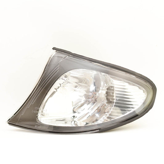 BMW 3 SERIES E46 4 DOOR 2001-2005 FRONT INDICATOR CLEAR BLACK SURROUND N/S