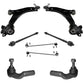 For Volvo S40 Mk II 2004-2012 Front Lower Left and Right Wishbones Arms Kit