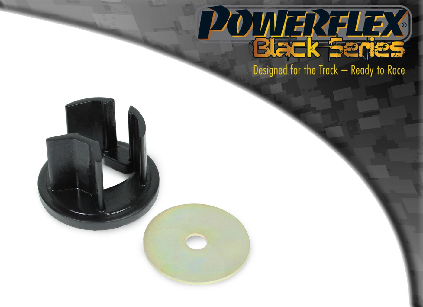 Nissan Pulsar (2014-2018) PowerFlex Black Upper Engine Mount Torque Arm Insert
