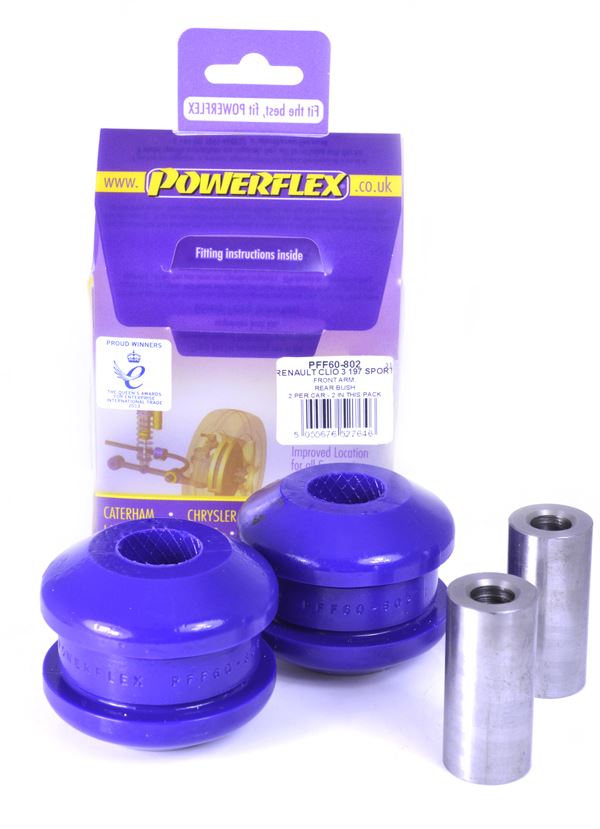 For Renault Clio III Sport 2005-2012 PowerFlex Front Arm Rear Bush