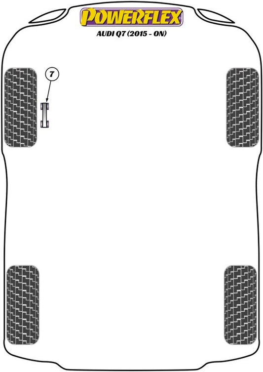 Audi Q7 (2015-ON) Front Anti Roll Bar Link Bush 10mm