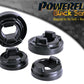 Mini R50/52/53 2000-2006 PowerFlex Black Rear Trailing Arm Front Bush Inserts