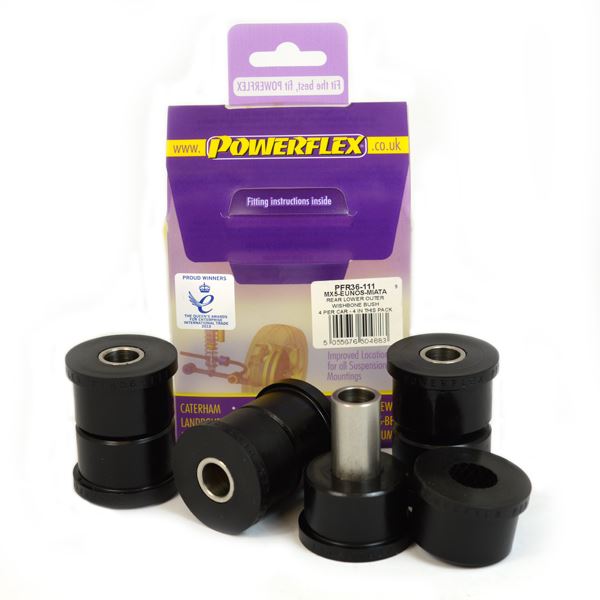 For Mazda MX-5 1998-2005 PowerFlex Rear Lower Outer Wishbone Bush