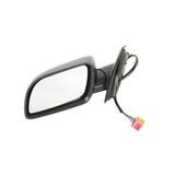 VW Polo Mk4 2002-2005 Electric Wing Door Mirror Black Cover Passenger Side