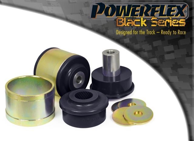 For Audi A4 2008-2016 PowerFlex Black Front Lower Radius Arm to Chassis Bush