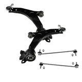 For Volvo S40 2004-2012 Front Lower Wishbones Arms and Drop Links Pair