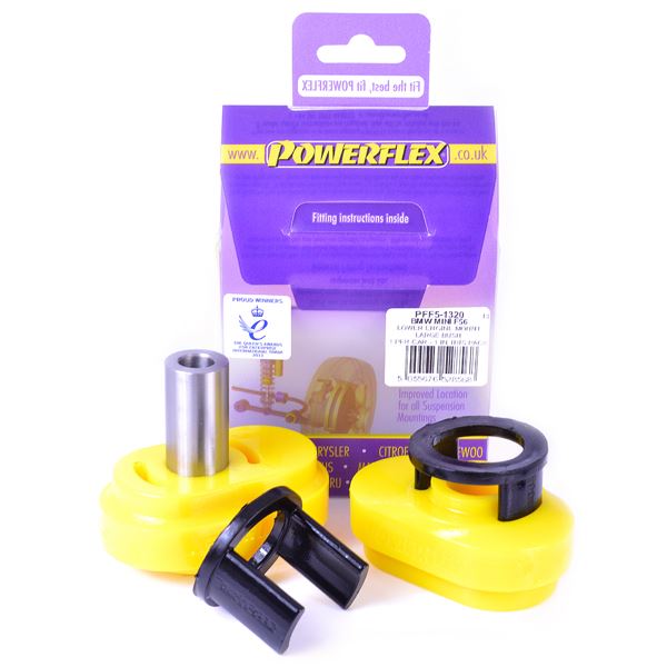 For Mini Generation 3 F56 2014 on PowerFlex Lower Engine Mount Large Bush