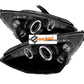 FORD FOCUS MK1  2001-2004 BLACK ANGEL EYES HEADLIGHTS PAIR