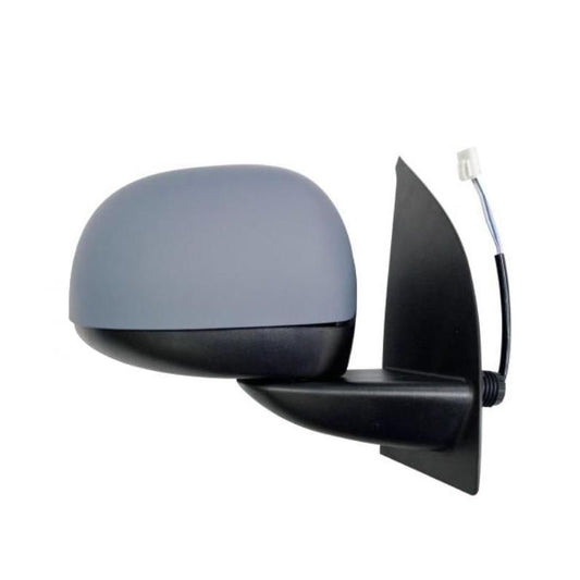 Fiat Panda 9/2009-6/2012 Electric Adjust Wing Door Mirror Primed Drivers Side