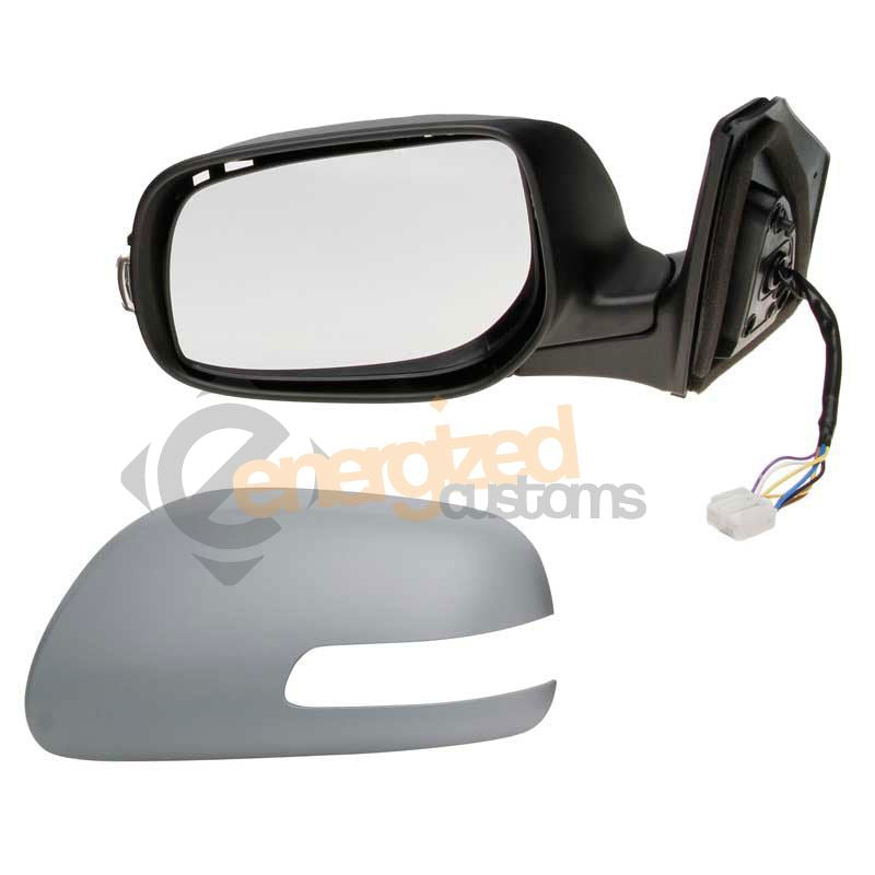 Toyota Avensis 7/2006-2009 Electric Wing Door Mirror Primed Cover Passenger Side