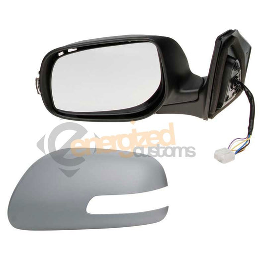 Toyota Avensis 7/2006-2009 Electric Wing Door Mirror Primed Cover Passenger Side