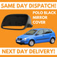 VW Polo 9N 2002-2005 Wing Mirror Cover Black Left Side
