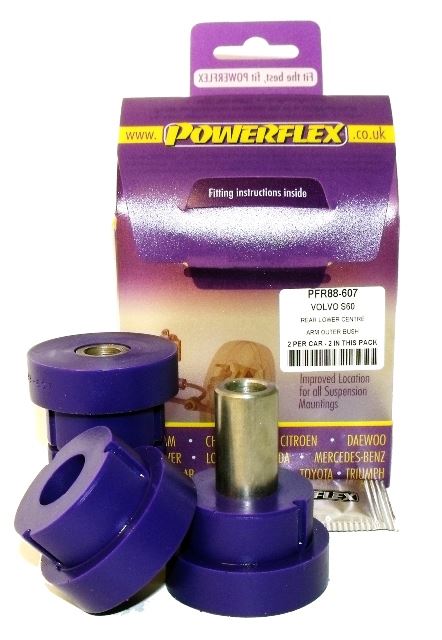 For Volvo S80-Mk1 2000-2007 PowerFlex Rear Lower Centre Arm Outer