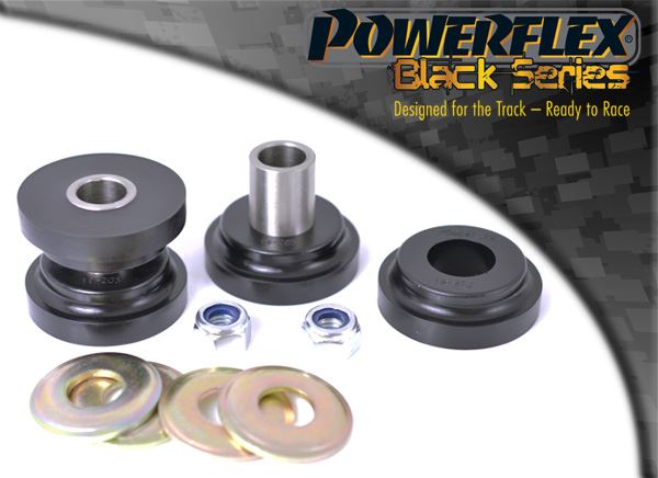 For Ford Escort Mk3/Mk4 1980-1990 PowerFlex Black Rear Tie Bar To Wishbone Bush