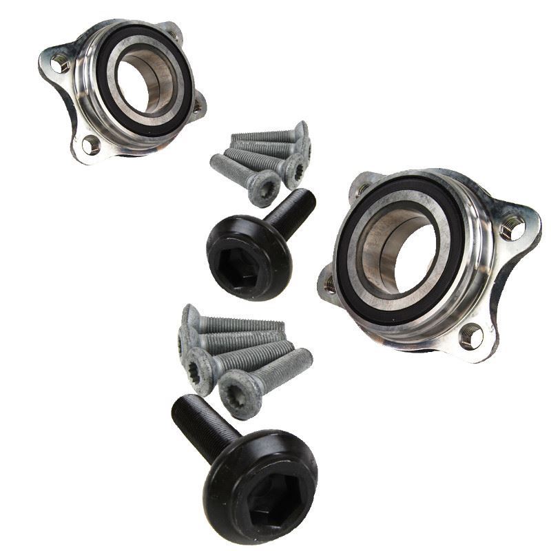 For Audi A6 Quattro 2004-2011 Rear Hub Wheel Bearing Kits Pair