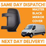 Renault Master 2010-2023 Wing Mirror Cover Black Left Side