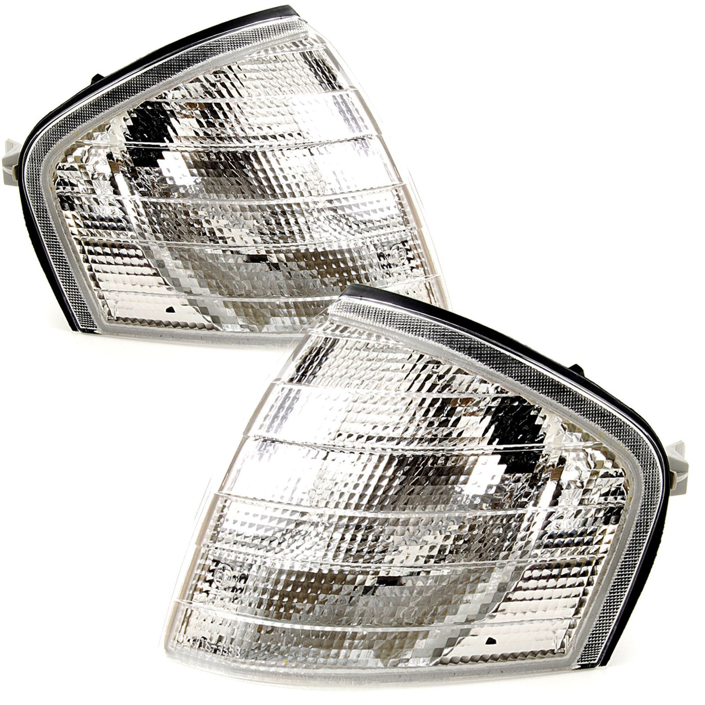 MERCEDES BENZ C CLASS W202 1993-2001 FRONT INDICATORS CLEAR 1 PAIR O/S & N/S