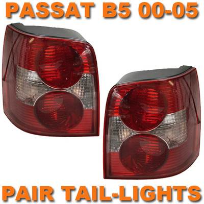 VW PASSAT ESTATE 2000-05 REAR LIGHTS / REAR LAMPS PAIR