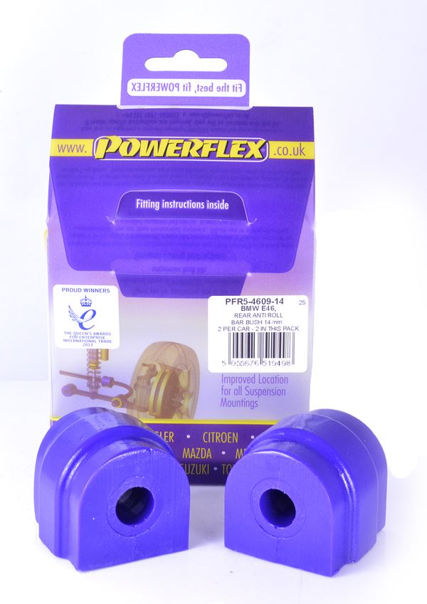 For BMW 1 Series 2004-2013 PowerFlex Rear Anti Roll Bar Mounting Bush