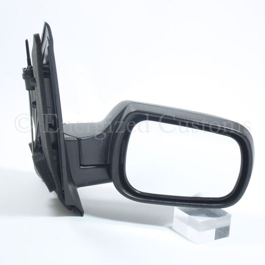 Ford Fiesta Mk6 2002-2005 Cable Adjust Wing Door Mirror Black Cover Drivers Side