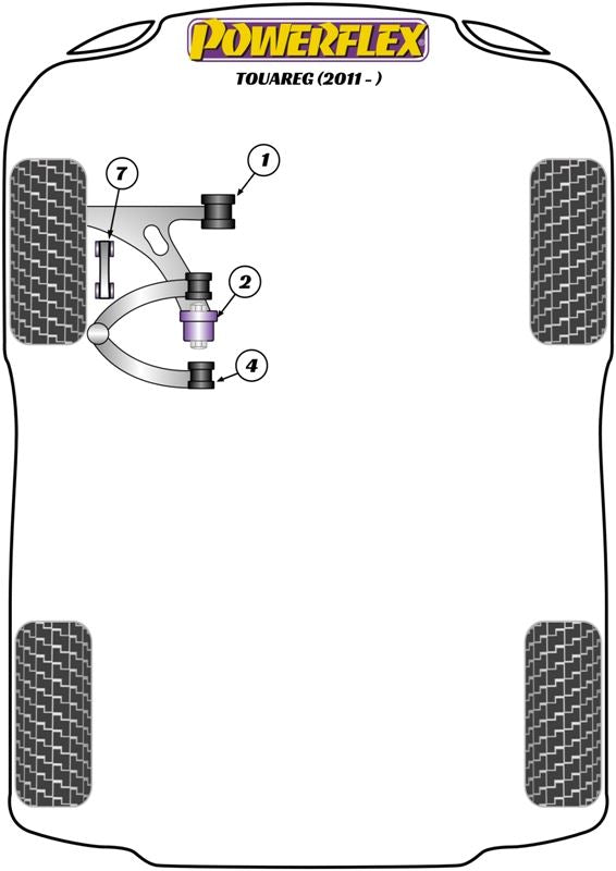 VW Touareg (2011-) Front Anti Roll Bar Link Bush