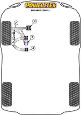 VW Touareg (2011-) Front Anti Roll Bar Link Bush