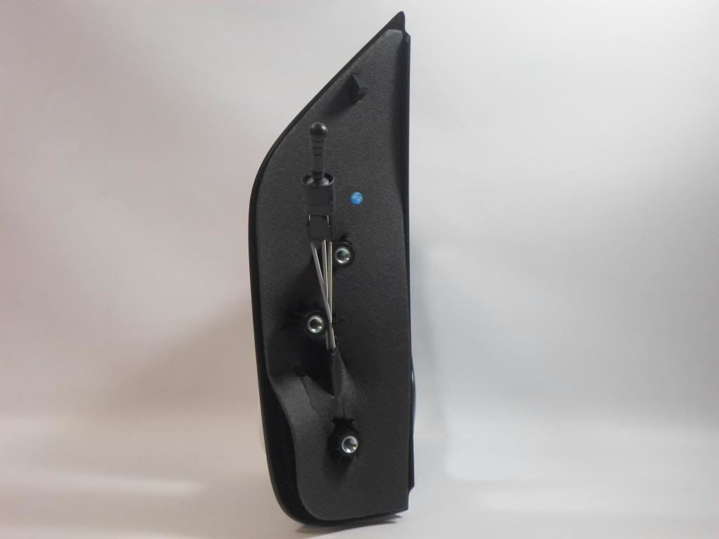 Fiat Fiorino 2008- Cable Adjust Wing Door Mirror Black Cover Drivers Side