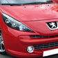 PEUGEOT 207  2006-> BLACK ANGEL EYES HEADLIGHTS PAIR