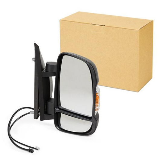 Fiat Ducato 2006-2023 Short Arm Electric Wing Door Mirror Inc Temp Sensor