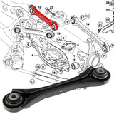 BMW 1 Series E87, E81 2004-2013 Rear Upper Left or Right Wishbone Suspension Arm