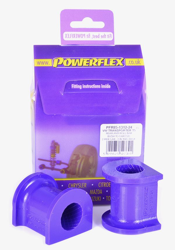 VW T6 Transporter 2015- PowerFlex Rear Anti Roll Bar Bush to Chassis 24mm