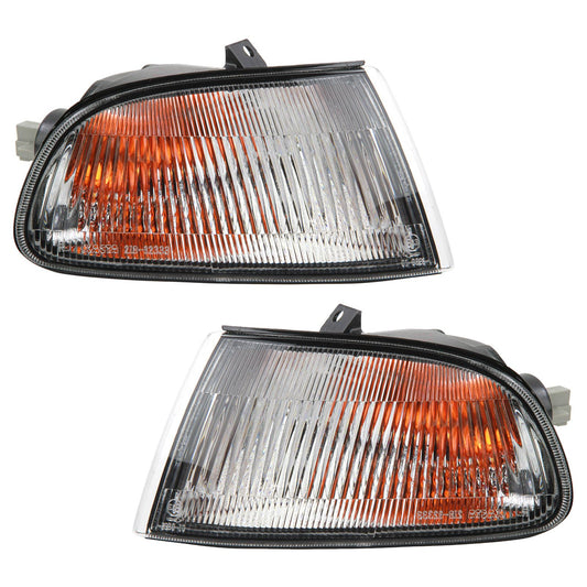 HONDA CIVIC 3 DOOR HATCH 1992-1995 FRONT INDICATORS CLEAR 1 PAIR O/S & N/S