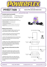 Porsche 996 (1997-2005) PowerFlex Rear Upper Link Arm Inner Bush