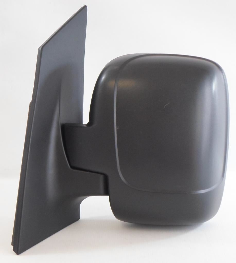 Fiat Scudo Van 2007-> Cable Black Wing Door Mirror Twin Glass Passenger Side N/S