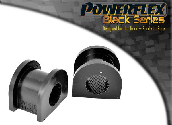 For Mitsubishi Lancer 2007- PowerFlex Black Rear Anti Roll Bar To Chassis Bush