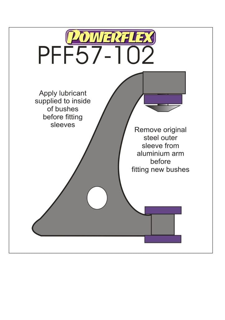 For Porsche 964 1989-1994 PowerFlex Front Wishbone Front Bush