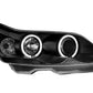 CITROEN C4  2004-2008 BLACK ANGEL EYES HEADLIGHTS PAIR