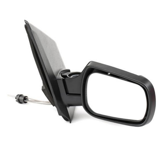 Ford Fiesta Mk6 2002-2005 Cable Adjust Wing Door Mirror Black Cover Drivers Side